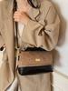 Bolso Cruzado de Otoño de Aspecto Sofisticado Transfronterizo Bolso de Mujer 2025 Nuevo Bolso de Mano de Cuero Esmerilado Bolso de Hombro con Cadena de Color Contrastante