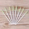 Venta al por mayor de fábrica de 50 Cepillos Desechables para Pestañas con Peine en Espiral, Cepillos para Cejas, Cepillos para Pestañas con Mango de Cristal de Colores