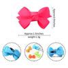 4840 Aliexpress Pasador de Pelo con Lazo de Color Sólido Pinza de Pelo de Tela Todo Incluido Europea y Americana para Bebé Pasador de Pelo sin Costuras Accesorios para el Cabello para Niños Venta al por Mayor