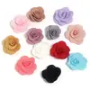 Cânhamo Pérola Brilhante Flor Rosa Broche DIY Acessórios de Cabelo Luvas de Renda Acessórios Roupas Sapatos Chapéus Bolsas Acessórios