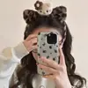 Tiara Fofa de Pelúcia com Estampa de Leopardo, Alto Valor Estético, Tiara de Gatinho Exquisita para Lavar o Rosto, Maquiagem e Higiene Pessoal, Novo Modelo 2026