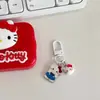Nuevo Lindo Llavero Colgante de Gato Gatito Acrílico Ins Corazón de Chica Dulce Hermoso Accesorios para Novia Regalo de Pareja
