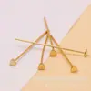 Joyería DIY Hecho a Mano Horquilla de Cobre Estilo Antiguo Aretes Joyería Alfiler en T con Forma de Corazón 0.7*30*3mm Piezas Accesorios para el Cabello B065