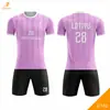 Uniformes de Fútbol Digitales Estampados de Cuerpo Completo Personalizados como un Juego Completo de Uniformes Transpirables de Secado Rápido para Clases de Fútbol Infantil