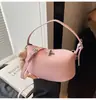 Bolsa feminina popular de 2025, estilo simples, bolsa de mão de cor sólida, bolsa casual de alta qualidade, bolsa para marmita, bolsa transversal estilosa