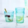 Copo de Gelo Estilo Japonês Copo de Água Doméstico Copo de Vidro de Alto Valor para o Verão Gradiente para Bebidas Leite Café Chá