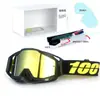 Set de Casco de Motocicleta Clásico en Stock, Gafas Todoterreno, Gafas de Exterior a Prueba de Viento, Gafas de Esquí UV, Gafas de Montar