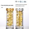 100 ML de alta qualidade acrílico produtos de cuidados de saúde garrafa de boca larga garrafa de cápsula de alta transparente garrafa de medicina garrafa vazia fábrica atacado