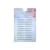 Pestañas Postizas Luodou White Fox Tallo Transparente Natural Racimo Individual Segmentado para Principiantes