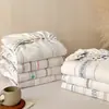 2026 Novo Modelo 100% Algodão Fio 60 Jacquard Lavado Série de Lençol de Elástico Individual 120*200cm Lençol de Elástico Individual Alice-Jiao