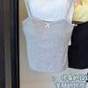 RC Algodão Sem Alças Alça Integrada Bojo Fixo de Látex Renda Lateral Colete Alça de Ombro Ajustável Roupa Exterior Beleza Costas