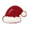 Navidad Europea y Americana Chenilla Muñeco de Nieve Hombre de Jengibre Árbol de Navidad Tela Bordada Parche Parche Sello Bordado