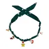 Accesorios transfronterizos europeos y americanos: Collar único de cinta de copo de nieve, Año Nuevo, elementos mixtos, collar de fiesta estilo Navidad