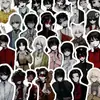 182 Nuevo Estilo Cabeza Siete Monstruo Habla Versión Vertical Versión Q Lindas Pegatinas de Dibujos Animados de Zichu Fu Zhao Li Yu Ting Liu Qingcheng