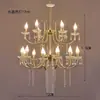 Nueva Lámpara Colgante Decorativa de Boda Accesorios de Escenario de Boda de Cristal Decoración en el Lugar Adornos Colgantes Lámpara de Cristal Salón de Bodas
