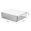 Caja de almacenamiento debajo de la mesa de oficina cajón oculto caja de acabado sin perforaciones escritorio de dormitorio cajón pequeño caja de almacenamiento