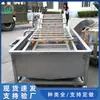 Lavadora de Burbujas, Elevación de Pórtico para Mariscos, Línea Industrial de Procesamiento y Limpieza de Verduras, Lavadora de Verduras de Vórtice