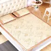 Alfombrilla refrescante de verano juego de tres piezas 1.5m Alfombrilla plegable de seda helada para cama 1.8 alfombrilla individual 1.2 alfombrilla para estudiante 0.6m Fábrica