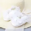 Zapatos para Bebé de 0-1 Año de Primavera, Verano y Otoño Zapatos de Princesa con Encaje Zapatos de Flor Zapatos para Niños Pequeños de Suela Blanda Zapatos para los Primeros Pasos del Bebé Zapatos de Luna Llena