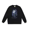 Marca de moda transfronteriza BAPE estampado de camuflaje de mono, nueva colección de invierno estilo japonés, sudadera unisex de cuello redondo