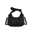 Bolso de Mano de Lunares de Nicho 2026 Otoño Nuevo Bolso de Hombro Único Popular Alta Apariencia Retro Trabajo Viaje Bolso Cruzado