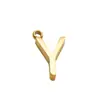 Collar con Colgante de Alfabeto de 26 Letras de Acero Inoxidable de Nuevo Estilo Transfronterizo Europeo y Americano para Mujer, Cadena de Clavícula con Colgante de Letra de Moda y Sencillo