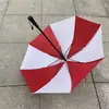 Paraguas Rojo y Blanco Juegos Deportivos Rojos y Blancos Actuación Grupal Cuerpo Paraguas Súper Paraguas de Molino de Viento Paraguas para Actuación de Baile de Estudiantes de Primaria