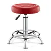 Banco Beauty Lift Giratório com Polia Cadeira de Trabalho Grande para Cabeleireiro Salão de Beleza Barbearia Casa Manicure Maquiagem Banco Redondo