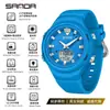 Sanda Cross-Border Novo Produto Relógio À Prova D'água Simples Esportivo Luminoso Relógio de Estudante Despertador Eletrônico Multifuncional Masculino e Feminino