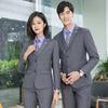 Traje profesional de negocios para viajeros OL para hombre y mujer, abrigo de manga larga, traje formal de trabajo de dos piezas para primavera y verano