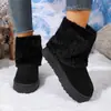 Otoño 2026 Nuevo Talla Grande Botas Peludas de Moda para Mujer Estilo Casual Cómodo Europeo y Americano Talla Única