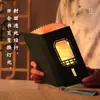 Lámpara de Libro Plegable Estilo Chino Festival de Medio Otoño, Luz de Noche Creativa Estilo Antiguo, Regalo Hecho a Mano DIY Cultural y Creativo, Adorno de Escritorio