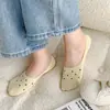Meias Femininas de Verão Finas de Algodão com Bolinhas, Antiderrapantes, Respiráveis, Baixo Corte, Meias Invisíveis Cinzas