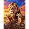 Pintura de diamante 5D de comercio exterior, diamante completo, nueva serie deslumbrante de animales, pintura decorativa de mosaico, pintura de diamante hecha a mano DIY