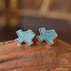 Pendientes de Colgante Geométricos de Moda Sencillos de Venta Caliente Transfronterizos, Pendientes Versátiles de Rombo Rectangular Coloridos de Nicho Único para Mujeres