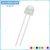 Sombrero de paja f5mm sombrero de paja blanco niebla luz de paja blanco niebla astigmatismo LED cuentas de lámpara luminosas Rojo Amarillo Azul Verde luz blanca blanco lechoso