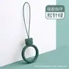 Pingente de Lanyard de Urso para Celular Capa de Celular Desenho Animado Anel de Pendurar Lanyard de Chave Silicone Líquido Portátil Fivela de Anel Durável
