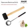 Aço inoxidável Coco Abertura Artefato Set Household Kitchen Tools Coco Abrindo Máquina Coconut Drilling Juice Gadget