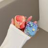 Padrão Xadrez Floral Japonês e Coreano Adequado para Case de Fone de Ouvido Bluetooth Sem Fio Apple AirPods Pro3 Case para Fone de Ouvido 4ª Geração
