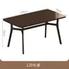 Mesa de Comedor de Madera Maciza para Viviendas de Alquiler, Mesa de Comedor para Uso Doméstico, Mesa Cuadrada Pequeña para Café y Negociación en Apartamentos, Una Mesa y Dos Sillas, No Ocupa Espacio