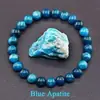 Jingde Jewelry Pulseira de Pedra Bruta Ágata Cristal Natural Círculo Único Acessórios de Mão Naturais Transfronteiriços Europeus e Americanos para Homens e Mulheres Atacado