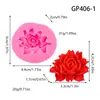 Forma de bolo DIY 3D tridimensional Cravo bolo chocolate argila aromaterapia sabonete artesanal molde de silicone