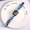 [Corazón] Reloj Electrónico LED de Dibujos Animados con Patrones Personalizados de Moda, Reloj Electrónico de Botón Cuadrado para Estudiantes, Estampado Lindo