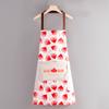 Delantal al por mayor cocina hogar impermeable y a prueba de aceite moda coreana lindo cocina cintura hogar pareja ropa de trabajo