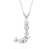 Collar de moda de comercio exterior estilo ins de lujo ligero nicho, nuevo accesorio de collar 925 de plata transfronterizo que no se decolora para mujeres en verano