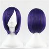 Peluca corta recta para mujer de moda europea y americana, peluca Bobo con flequillo, peluca de animación, fibra química universal, seda de alta temperatura, comercio exterior