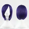 Peluca de anime Cos cabeza de bob rosa flequillo lateral cabello bobo color Peluca de Cosplay cabello corto al por mayor
