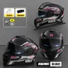 Casco Eléctrico Certificado 3C/Dot para Mujeres, Casco Integral de Moto Cálido de Invierno para Hombres, Seguridad Universal para Motocicleta al por Mayor
