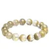 Pulsera Redonda de Cuentas Matcha Fantasma Multicolor Natural de Cristal Mingdu Pulsera de Cuentas Sueltas Multi-tesoro Matcha Fantasma Venta al por Mayor