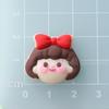Borracha macia menina bonito gancho de cabelo criativo acessórios de jóias de PVC diy telefone móvel shell gancho de cabelo geladeira patch